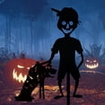 thumbnail image 3 of Jardín silueta Halloween Scary Ground Mounted Sign Patio trasero al aire libre Decoración del patio, tipo A Vogacara HA007928-01, 3 of 6
