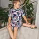 thumbnail image 4 of Balery Plaid Flamingo Conjunto de Pijama Infantil de Manga Corta con Estampado – Ropa de Dormir de Algodón Suave-3X-Large, 4 of 6