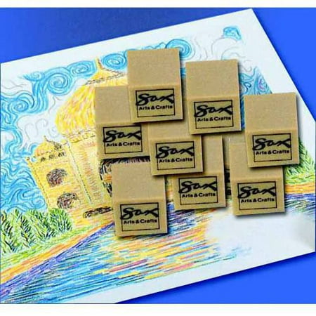 Generals Eraser - Sax Artgum Block Shape, General Purpose Eraser, 1