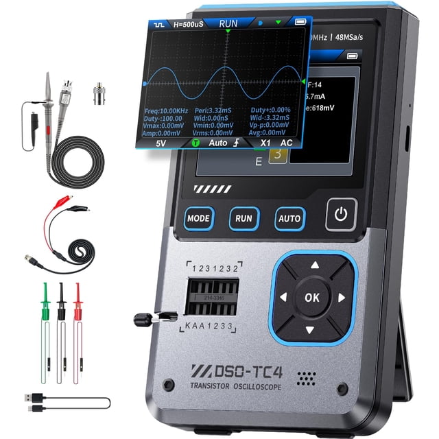 Osciloscopio portátil FNIRSI DSO-TC4 10 MHz de ancho de banda