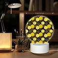 thumbnail image 6 of Naloa Geometric Pattern with Bee Acrylic LED Night Light Custom LED Lights Personalized Nightlight Customized Gifts for Family Couples Friends, 6 of 9