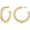 40mm Gold, variant on Chunky Hoop Earrings for Women 14K Gold Plated, 925 Sterling Silver Post Hoops for Women