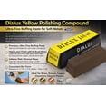 thumbnail image 2 of Yellow Rouge Dialux Jewelers Polishing Buffing Compound Polish Jewelry 3 Bars, 2 of 8