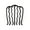 Small, variant on Eosunjian Hair Insert Comb Messy Bun Hair Pin Metal Wave Shape Hair Fork for Parties
