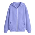 thumbnail image 5 of Yutgune Kids Zip Up Hoodie for Boys Girls, Full Zip Long Sleeve Hooded Sweatshirt Jacket with Pocket, Casual Fall Outerwear, 5 of 9