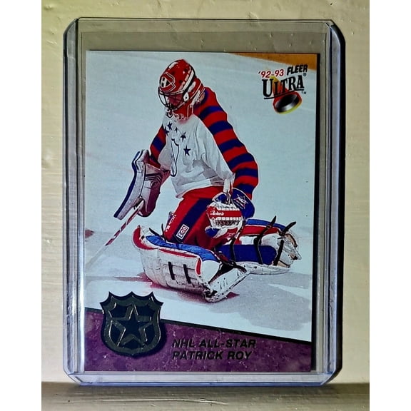 Patrick Roy 1992-93 Fleer Ultra All-Star #3 Hockey Card