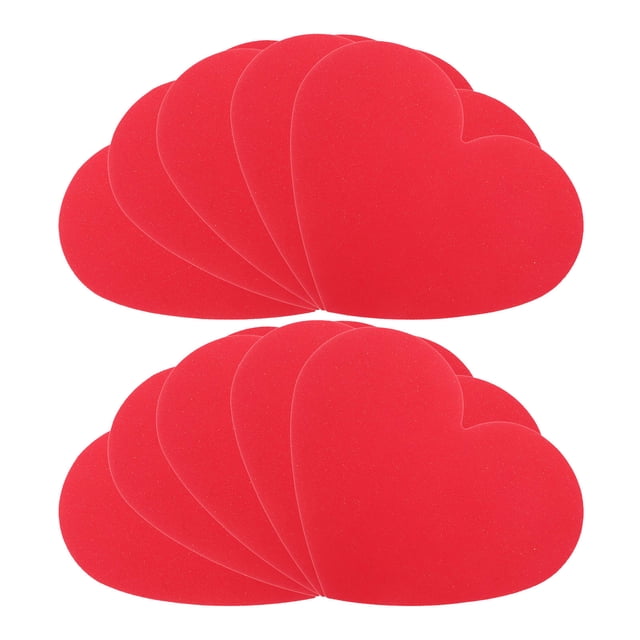 VERDANVERSE Cartes en Forme de Cœur Rouge Lot de 40 Papier de Vœux Design de la Saint-Valentin 5.9X4.7In