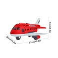 thumbnail image 3 of MERILER Multifunctional Aircraft Storage Track Car Toy - Realistic Modeling Airplane with Small Cars, Road Signs & Accessories for Kids, Durable & Interactive Family Play Set, 3 of 6