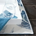 thumbnail image 5 of SAFAVIEH Sunrise Cole Floral Reversible Indoor/Outdoor Area Rug, Ivory/Blue Grey, 5'3" x 7'7", 5 of 9