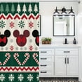 thumbnail image 4 of Christmas Snowflake Deer Shower Curtain Bathtub Decor Bathroom Fabric Waterproof Curtains Shower, 4 of 6