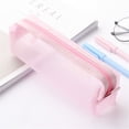 thumbnail image 2 of Solivara Portable Nylon Pencil Pouch High Capacity For Home Office Organizer(pink,One Size), 2 of 9