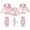 Pink, variant on SUXIAN Family Christmas Pajamas Kids Purple Silk Family Long Sleeve Pant Set Child Kids Pajamas