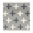 thumbnail image 3 of Unique Loom Hygge Shag Collection Area Rug - Positive (8' Square Light Gray/Gray), 3 of 7