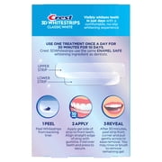 Crest Teeth Whitening Kit, 3DWhitestrips Classic White Teeth Whitening Kit, 10 Count