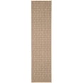 thumbnail image 1 of Safavieh Palm Beach 2' X 8' Hand Woven Rug in Natural and Black, 1 of 8