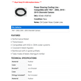thumbnail image 2 of Power Steering Cooling Line - Compatible with 1967 - 2002, 2010 - 2015 Chevy Camaro 1968 1969 1970 1971 1972 1973 1974 1975 1976 1977 1978 1979 1980 1981 1982 1983 1984 1985 1986 1987 1988 1989, 2 of 2