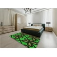 thumbnail image 5 of Ahgly Company Machine Washable Indoor Rectangle Transitional Dark Forest Green Area Rugs, 7' x 9', 5 of 7