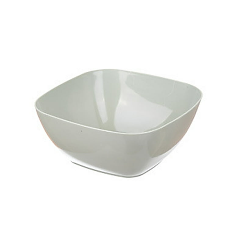 Wharick Square Plastic Bowl With Lids, Reusable, for Party Snack