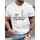 thumbnail image 1 of Camiseta De Los Hombres Cuello Redondo Ropa De Verano Tops De Verano Para La Calle Vacaciones ViajesNOT A GOOD SIGN Funny Print Men's Crew Neck Short Sleeve T-shirt Comfy Breathable Trendy Summer To, 1 of 6