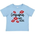 thumbnail image 3 of Inktastic Grandma Was Here Red Kisses Boys or Girls Baby T-Shirt, 3 of 5