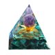 thumbnail image 2 of Estatuilla de pirámide creativa escultura de piedra de cristal Natural adornos Wdftyju de escritorio de oficina decoración de orgón regalos de amigos, 2 of 3