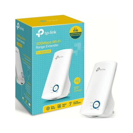 TP-Link - N300 Wi-Fi Range Extender with Ethernet Port - White
