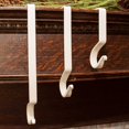thumbnail image 5 of Wrought Iron Christmas Stocking Hanger 8"-Plain - White (Set of 4) by Park Designs, 5 of 5