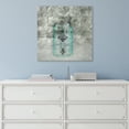 thumbnail image 3 of "Sip Blue" Reverse Printed Tempered Glass with Silver Leaf, 3 of 9