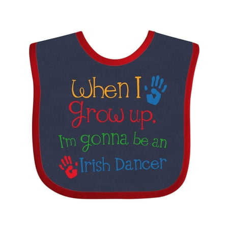 

Inktastic Irish Dancer Future Gift Baby Boy or Baby Girl Bib