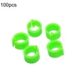 thumbnail image 2 of Flmtop 100Pcs 8mm Identification Opening Leg Foot Rings for Poultry Birds Green, 2 of 9