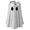 Grey, variant on Rongyun Ghost Can Holder, Halloween Drink Sleeve for 12 oz Cans, Cute Ghost Figurine Drink Sleeve, Fun Table Decor, Party Bar Beverage Accessories (White)