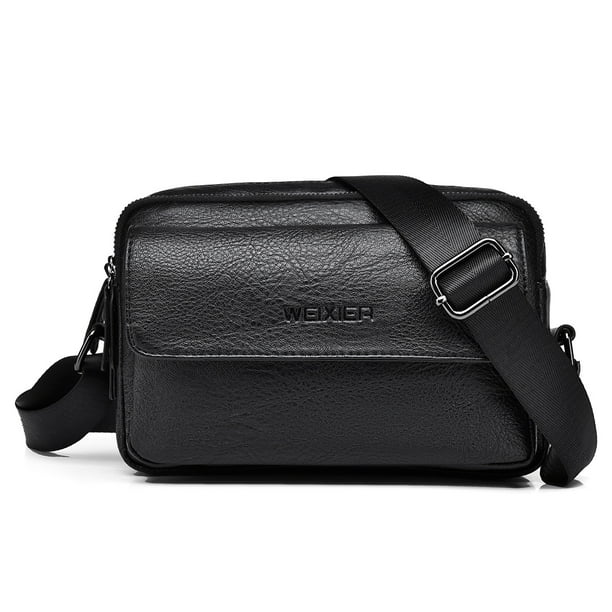 Bandolera tipo bandolera de piel sintética para hombre