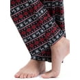 thumbnail image 3 of Fruit of the Loom Women's Beyond Soft Long Sleeve Waffle Top and Flannel Bottom Pajama Set, Sizes S-4X, 3 of 12
