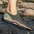 thumbnail image 4 of Mepaouo Men's Waterproof Hiking Shoes Low Top Trekking Trails Outdoor Work Shoes Fashion Sneakers, 4 of 6