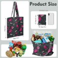 thumbnail image 4 of Botanical Foldable Grocery Bag - Eco-Friendly & Machine Washable Tote with Floral Print, 4 of 6