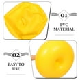 thumbnail image 4 of KAKOWELY Portable Exercise Ball Yoga Accessory Yellow PVC 1Pcs Fitness Equipment, 4 of 8