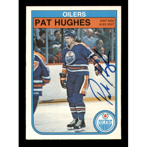 Pat Hughes Autographed 1982-83 O-Pee-Chee Card #109 Edmonton Oilers SKU #251928