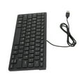 thumbnail image 4 of LAFGUR Computer Keyboard,Keyboard 78 Key Mute Ultra Thin Wired Mini USB Interface Desktop Computer Small Language Keyboard,Keyboard, 4 of 8