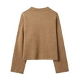 thumbnail image 7 of Byworldtasic Oversized Sweaters for Women Casual Long Sleeve Knit Pullover Tops Crewneck Trendy Slouchy Tunic Sweaters, 7 of 7