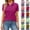 #01 Purple, variant on Women's Short Sleeve Collared Polo Shirts Cotton Quick Dry Tennis Tops Lightweight Breathable Summer Casual Shirts, #01 Light Blue, 3XL