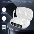 thumbnail image 2 of Wireless Earbuds for iPhone Android,160hrs Playtime Waterproof IPX7 Bluetooth 5.3 Headphones True Earphones Headset In-Ear Stereo Noise Cancelling Wireless Earbuds with Charging Case Ear Hooks, 2 of 6