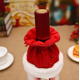 thumbnail image 3 of 2 × Navidad botella de vino tinto bolsa cubierta mesa fiesta decoración de mesa-cubierta de botella de vino para decoración regalo de Navidad-Papá Noel Rojo Verde, 3 of 4