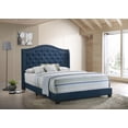 thumbnail image 2 of Sonoma Eastern King Camel Headboard with Nailhead Trim Bed Blue, 2 of 5
