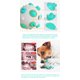 thumbnail image 4 of Juguete de dentición azul para perros, pelota limpiadora, juguete masticable redondo para perros agresivos, juguete interactivo indestructible para perros grandes, alivia el aburrimiento., 4 of 5