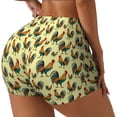 thumbnail image 1 of Fotbe Roosters In Farm Shorts Sin Costuras – Shorts Deportivos de Cintura Alta para Mujer, Elásticos para Gimnasio, Yoga, Running o Ciclismo-Large, 1 of 8