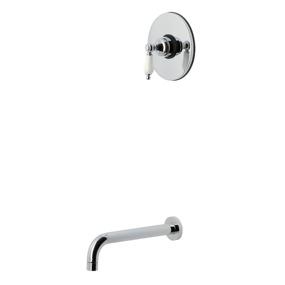 Kingston Brass KB6331PLTO Victorian Single-Handle Pressure Balanced Tub Faucet in Polished Chrome