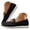 Black, variant on Women's Loafers Comfortable Leather Casual Slip on Dress Shoes Memory Foam Business Driving Walking Casual Work Flats Beige Size 8