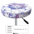 thumbnail image 4 of Naloa Round Snow Merry Christmas Round Bar Stool Cushion Cover 12-14 inch, Fits Kitchen, Office, Restaurant Chairs - 14 inch, 4 of 7