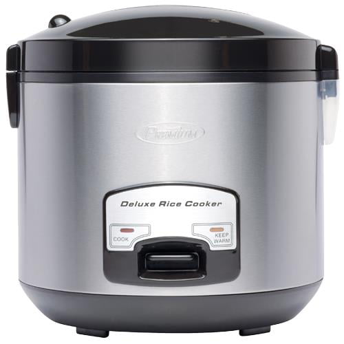Premium - 10 Cup Deluxe Rice Cooker Non-Stick Removable Pot Keep 