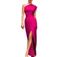 thumbnail image 2 of Prolriy Wedding Guest Dresses for Women Personality Solid Color Dress Simple and Exquisite Design Suitable for All Occasions Maxi Dresses for Women 2024 Womens Dresses Hot Pink M, 2 of 3
